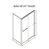 Buồng tắm kính Arrow ALF272HU