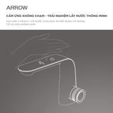 Vòi lavabo cảm ứng Arrow AMP11869BKGG