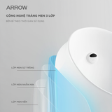 Bồn tiểu nam treo tường Arrow AN661