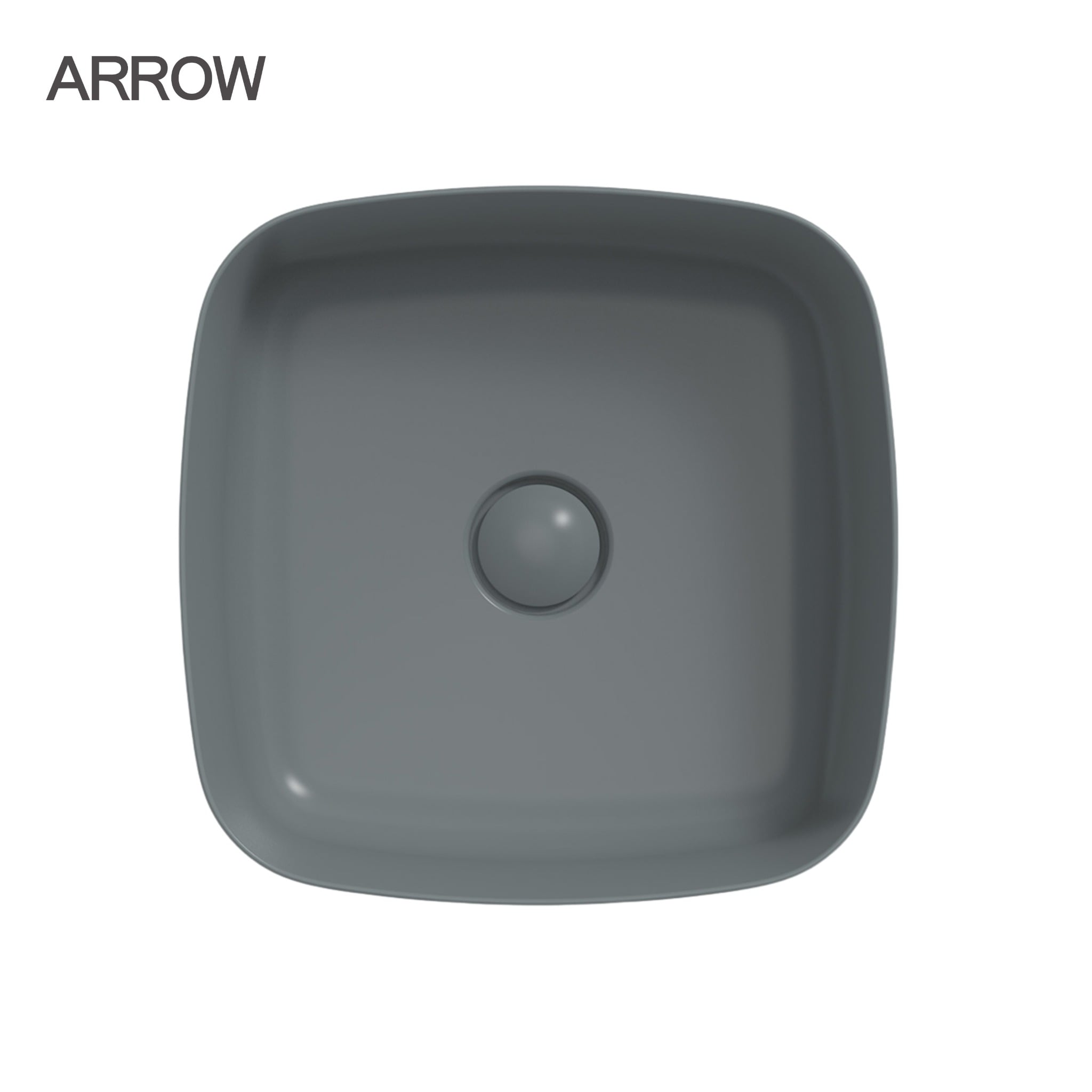 Chậu rửa lavabo đặt bàn Arrow AHP41024B-CGY