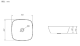 Chậu rửa lavabo đặt bàn Arrow AP41030B