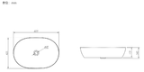Chậu rửa lavabo đặt bàn Arrow AP41033D