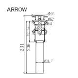 Xả nhấn Lavabo Arrow AQS041GG