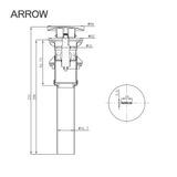 Xả nhấn Lavabo Arrow AQS041H