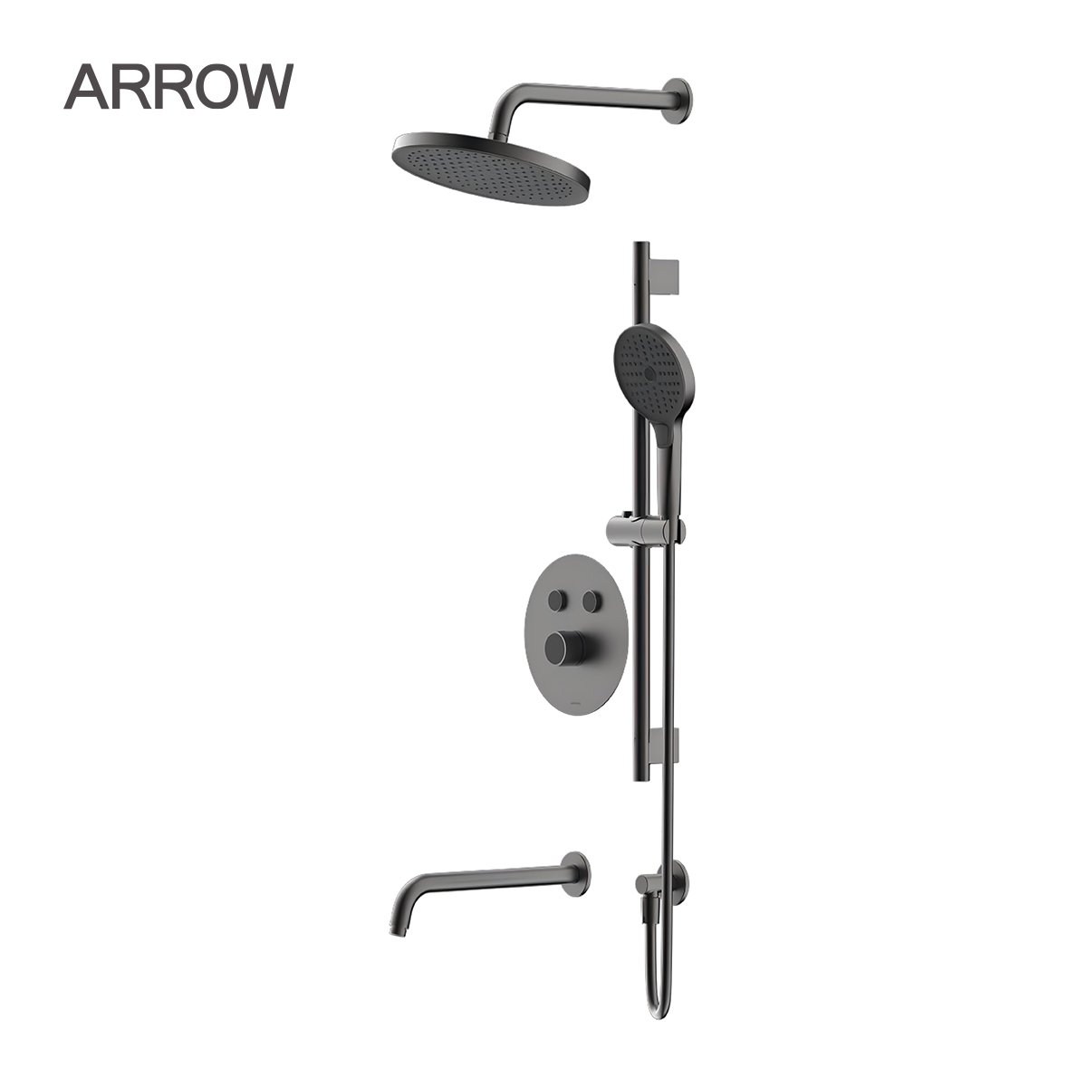Vòi sen âm tường nóng lạnh Arrow ARQ12H852AU1GGP-1