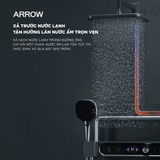 Vòi sen âm tường nóng lạnh Arrow ARQ12H870KGG