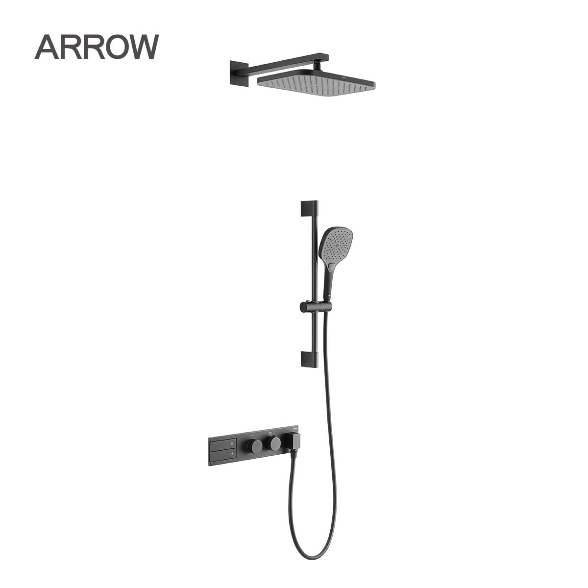 Vòi sen âm tường nóng lạnh Arrow ARQ12H872MB