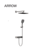 Vòi sen âm tường nóng lạnh Arrow ARQ13869U1GG