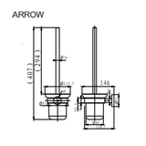 Bộ cọ vệ sinh Arrow AGJ2509GG