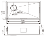 Chậu rửa chén Arrow ASC31B7803YNC