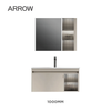 Bộ Tủ Lavabo 1000mm AUDD10G31009H-YG/AP31009H và Tủ Gương Arrow AUDJ10G31009H-YG