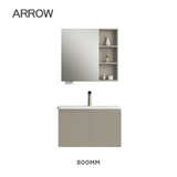 Bộ Tủ Lavabo 800mm AHGP8G391TRK-2H/AP391E và Tủ Gương Arrow AHJGP8G391TRK
