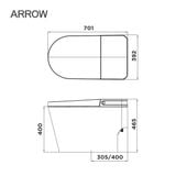 Bồn cầu thông minh Arrow AB1030-AM