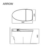 Bồn cầu thông minh Arrow AKB1102M