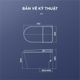 Bồn cầu thông minh Arrow AB1030-AM