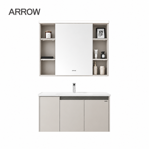 Bộ Tủ Lavabo Arrow ADGMD10G31008H-CY/AP31008H và Tủ Gương Arrow AMJD10G31008H-CY