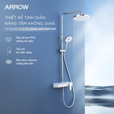 Vòi sen cây nóng lạnh Arrow AMG13S877SCP