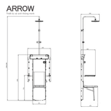 Vòi sen hỗ trợ người già Arrow AFZZSLYQ01-DP