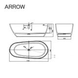 Bồn tắm cao cấp Arrow A1779TQ