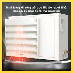 ASIA GREEN - Chuyển Hướng Gió Dàn Nóng Cánh Nhựa Bầu Dục, Khung Sắt Chắc Chắn, Tặng Kèm Vít (Giá bao gồm VAT)
