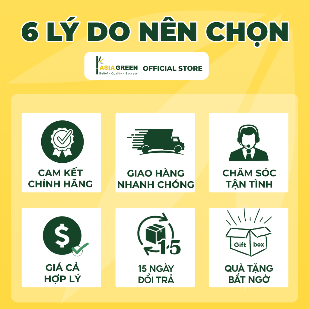 ASIA GREEN - Chuyển Hướng Gió Dàn Nóng Cánh Nhựa Bầu Dục, Khung Sắt Chắc Chắn, Tặng Kèm Vít (Giá bao gồm VAT)