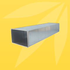 ASIA GREEN - Ống Gió Vuông Nẹp C, Lưu Thông Không Khí, Chống Ăn Mòn, Tôn/inox Cao Cấp (Bao gồm VAT)