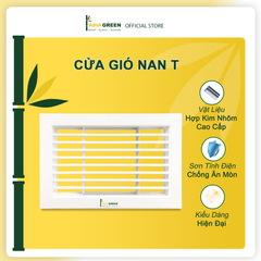 ASIA GREEN - Cửa Gió Nan T Cố Định Và T Tháo Lắp, Hợp Kim Nhôm, Cho Dự Án, Nhà Ở (Bao gồm VAT)