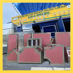 ASIA GREEN - Co (Cút) Ống Gió Vuông 90 Độ Chống Cháy, Tôn/Thép Tráng Kẽm, Bọc Tấm KHS/KNAUF, Độ Dày 0.75-1.15mm (Giá bao gồm VAT)