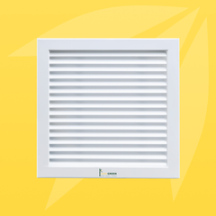 ASIA GREEN - Cửa Gió Nan Cong Cố Định Và Tháo Lắp, Loại Bỏ Bụi Bẩn, Sơn Tĩnh Điện (Bao gồm VAT)