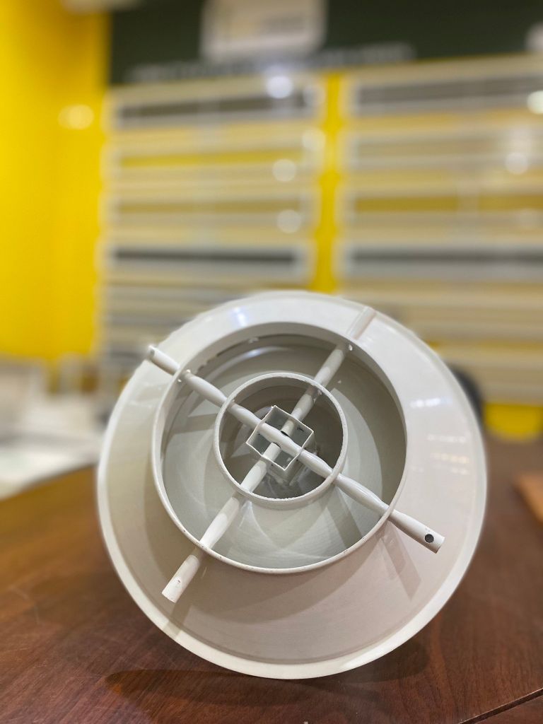 ASIA GREEN - Cửa Gió Khuếch Tán Tròn, Hợp Kim Nhôm Cao Cấp, Sơn Tĩnh Điện, Chống Ăn Mòn (Giá Bao Gồm VAT)