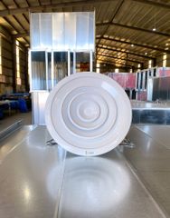 ASIA GREEN - Cửa Gió Khuếch Tán Tròn, Hợp Kim Nhôm Cao Cấp, Sơn Tĩnh Điện, Chống Ăn Mòn (Giá Bao Gồm VAT)