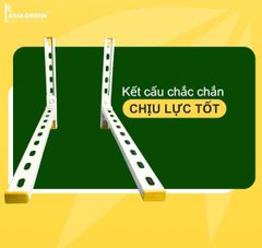 ASIA GREEN - Giá Đỡ Dàn Nóng Tháo Lắp, Chống Rung, Giảm Tiếng Ồn Dàn Nóng (Giá bao gồm VAT)