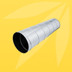 ASIA GREEN - Ống Gió Tròn Xoắn, Lưu Thông Không Khí, Tôn/inox Mạ Kẽm Chống Ăn Mòn, Độ Dày 0.58mm (Giá bao gồm VAT)