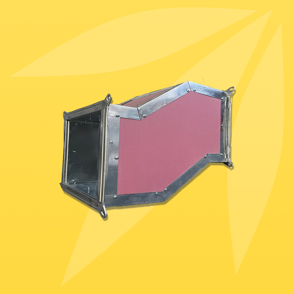 ASIA GREEN - Lườn Ống Gió Vuông Chống Cháy, Tôn/Thép Tráng Kẽm, Bọc Tấm KHS/KNAUF, Độ Dày 0.75-1.15mm (Giá bao gồm VAT)