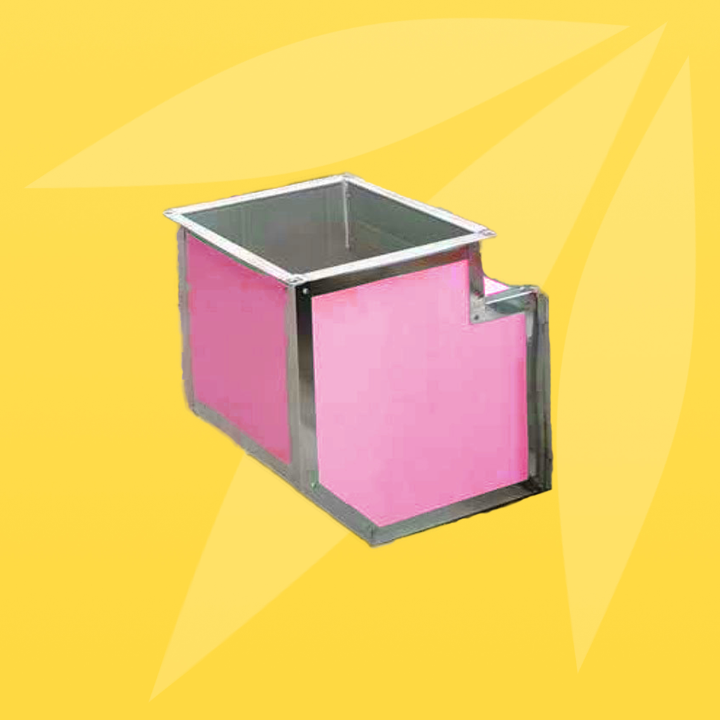 ASIA GREEN - Co (Cút) Ống Gió Vuông 90 Độ Chống Cháy, Tôn/Thép Tráng Kẽm, Bọc Tấm KHS/KNAUF, Độ Dày 0.75-1.15mm (Giá bao gồm VAT)