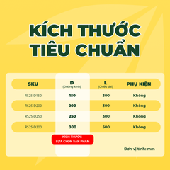 ASIA GREEN - Phụ Kiện Tiêu Âm Tròn Bông Thủy Tinh, Giảm Tiếng Ồn, Mạ Kẽm Chống Ăn Mòn (Giá bao gồm VAT)