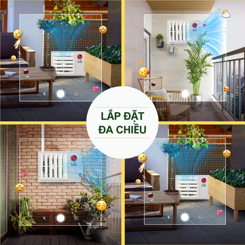 ASIA GREEN - Chuyển Hướng Gió Dàn Nóng Cánh Nhựa Bầu Dục, Khung Sắt Chắc Chắn, Tặng Kèm Vít (Giá bao gồm VAT)