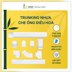 ASIA GREEN - Trunking Nhựa Che Ống Điều Hoà