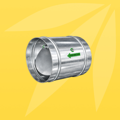 ASIA GREEN - Van Gió 1 Chiều Tròn, Chống Gỉ, Ngăn Côn Trùng, Bụi Bẩn (Giá Bao Gồm VAT)