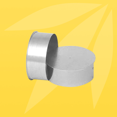 ASIA GREEN - Đầu Bịt Tròn, Nắp Chụp Bịt Ống Gió Tôn Mạ Kẽm (Giá Bao Gồm VAT)