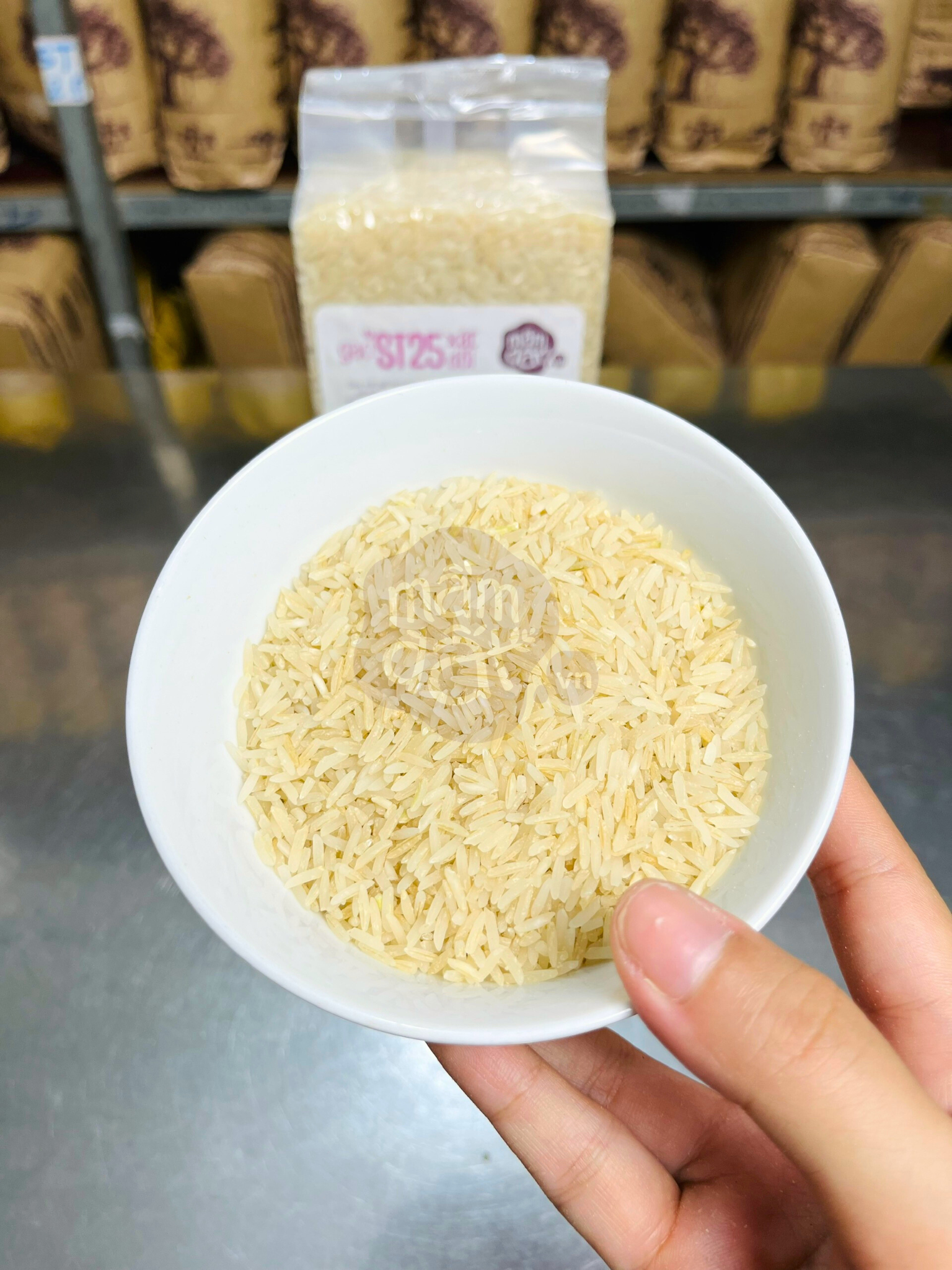  Gạo ST25 Xát Dối 