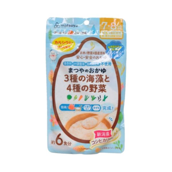 Bột Cháo Ăn Dặm Matsuya Vị Rong Biển, Rau Củ 42g Cho Trẻ Từ 7 Tháng Tuổi