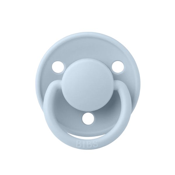 Ty Ngậm Núm Tròn Silicone BIBS Pacifier De Lux Onesize Cho Bé Từ 0-3 Tuổi