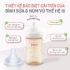 Bình Sữa Pigeon PPSU Softouch Baby-Friendly World Cổ Rông 240ml Hình Logo Pigeon