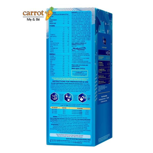 Sữa Enfamil Enspire Infant Formula Non - GMO 850g Cho Bé 0-12 Tháng 850g