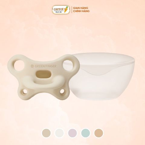 Ti Giả Greenfinger Bebegrow Chất Liệu Silicone Nguyên Chất 100% Cho Bé 6-18M