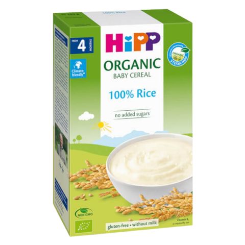 Bột Ăn Dặm Hữu Cơ HiPP Vị Gạo 250g Cho Bé Từ 4 Tháng