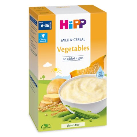 Bột Ăn Dặm Hữu Cơ HiPP Vị Sữa Ngũ Cốc & Rau Củ 250g Cho Bé Từ 6 Tháng