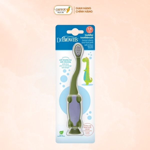 Bàn Chải Đánh Khung Long Dr Brown Cho Bé 1 Đến 4 Tuổi