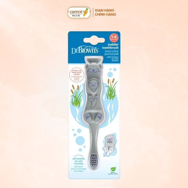 Bàn Chải Đánh Rái Cá Dr Brown Cho Bé 1 Đến 4 Tuổi